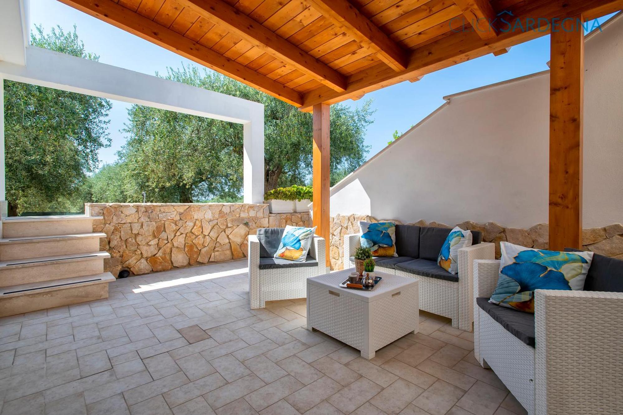Casa Pollina In Villa Brionis Con Grande Veranda Alghero Dış mekan fotoğraf